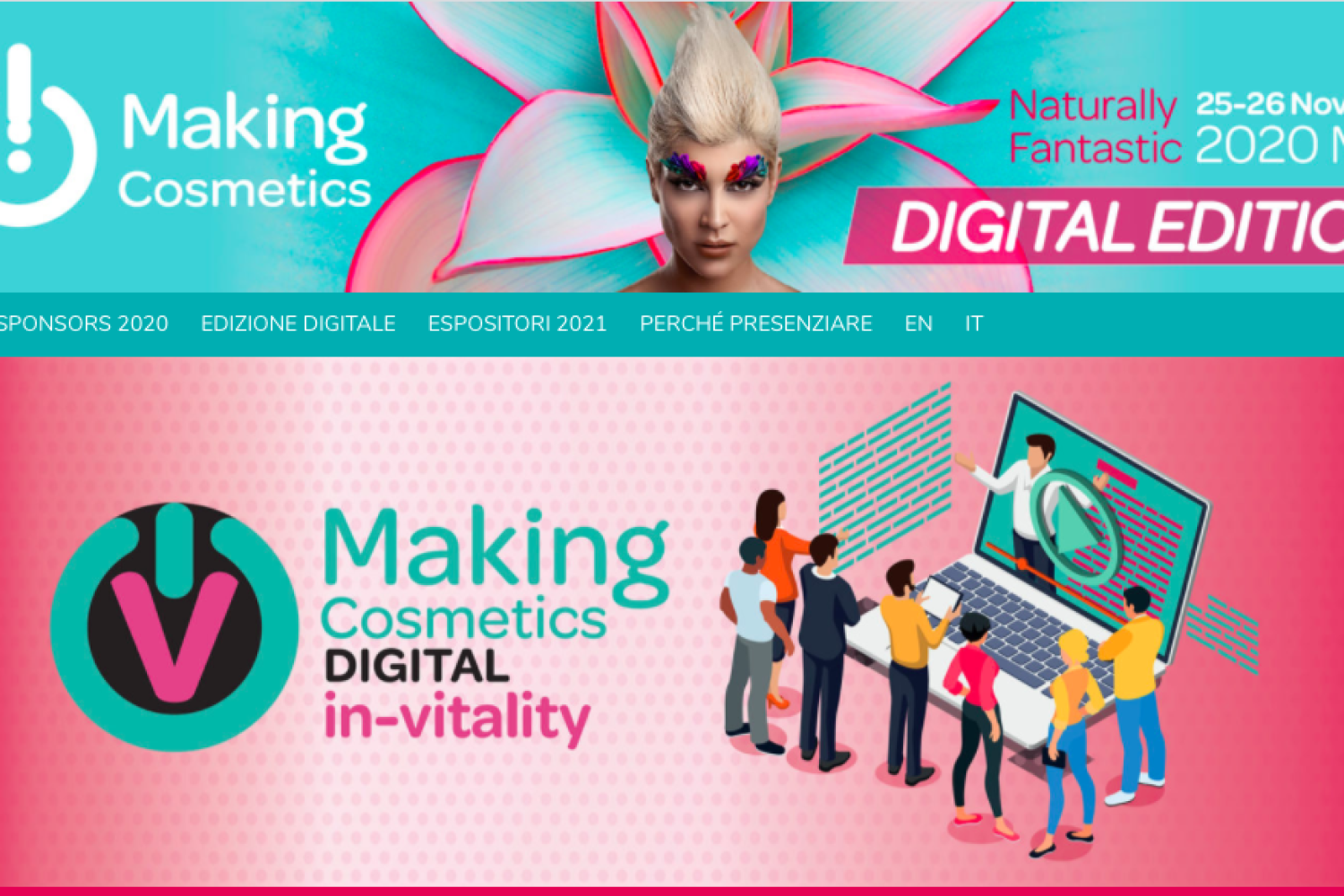 Carlo Sessa a Making Cosmetics 2020 digital edition