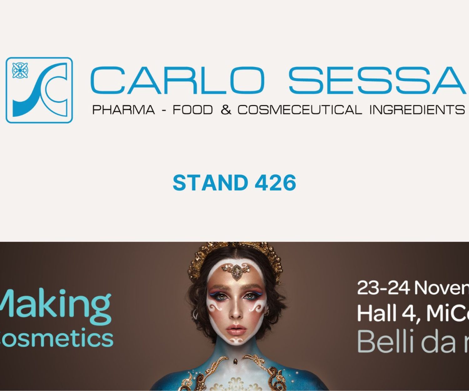 Carlo sessa a making cosmetics 2022